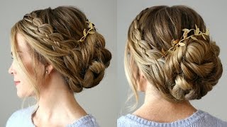 4 Strand Braid Updo  Missy Sue [upl. by Brigit592]