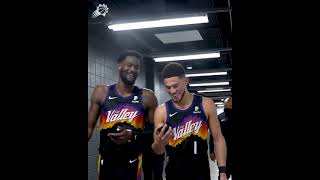 Devin Booker amp Deandre Ayton FaceTiming Chris Paul after game 1 vs Clippers 🙌 [upl. by Vincents]