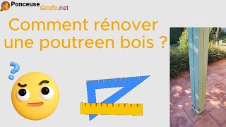 Comment rénover une poutre en bois la rénover et la repeindre [upl. by Retniw812]