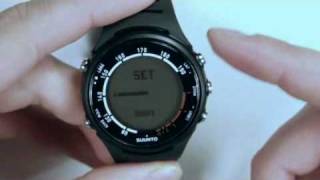 Suunto t3d  First Settings [upl. by Eybba]