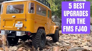 5 Upgrades To Make Your FMS Fj40 Toyota Land Cruiser Rc Truck Even Better [upl. by Acassej439]