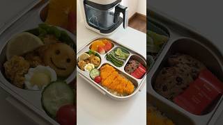 Make lunchbox with me asmr food bento cooking asmrfood lunchbox lunch satisfying lifestyle [upl. by Eisdnyl]