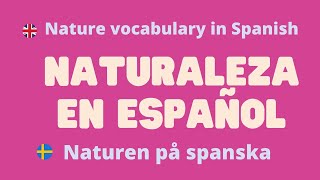 Naturaleza Geografía en español   EnglishSwedish [upl. by Asnerek]