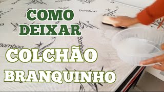 MISTURA POTENTE PARA LIMPAR COLCHÃO TIRA MANCHAS DE COLCHÃO E ENCARDIDO COM MISTURINHA CASEIRA [upl. by Aitnuahs]