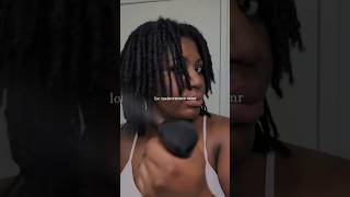 Loc maintenance ASMR Turn the volume up 🔊😌 locs locjourney shorts naturalhair asmr [upl. by Rie]