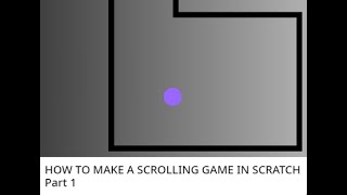 How to make a scrolling game in Scratch  part 1 [upl. by Rolf696]