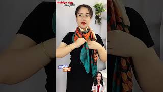 Easiest Scarf Tie Method Howto tie a scarf for winter  Style Wearing Part3290124 scarfwearing [upl. by Trici937]