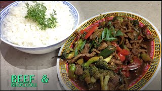 Beef and Broccoli stir fry cheekyricho video recipe [upl. by Penthea]