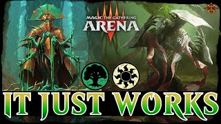 WORKS EVERY TIME LOL  MTG Arena  Selesnya Aggro Phyrexian Toxic Poison Standard Alchemy Deck [upl. by Gulgee368]