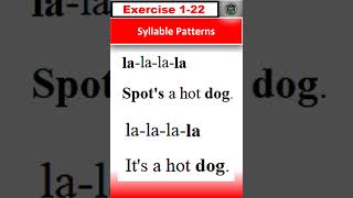 EXERCISE 122 Syllable Patterns english americanaccenttraining practice pronounciation [upl. by Ilatan]