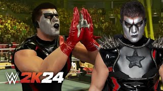 WWE 2K24 Stardust Full Official Entrance [upl. by Esemaj]