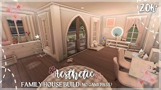 20K BLOXBURG SPRING AESTHETIC FAMILY HOUSE BUILD NO GAMEPASS [upl. by Pero918]