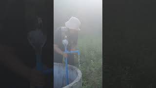 She make impressive manual water pump without electricity shorts diy diyinspiration [upl. by Elvira]