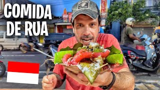 UM DIA INTEIRO PROVANDO COMIDA DE RUA EM BALI 🇮🇩 [upl. by Ekeiram]