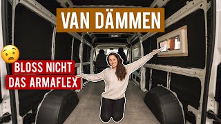 Die BESTE Dämmung im VAN amp Warum es NICHT das Armaflex ist ∙ DIY Campervan Selbstausbau 05 [upl. by Carrick948]