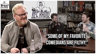 Jim Gaffigan Discusses Why He Became a quotCleanquot Comic  KFC Radio [upl. by Ahsahtan]