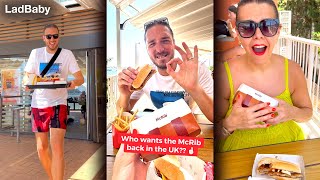 Finding the McRib in a Spanish McDonald’s 🤯🍟 [upl. by Lakim]