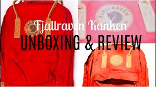 Fjallraven Kanken Backpack No 2 Unboxing amp Review  BACK TO SCHOOL 2017 [upl. by Gereron]