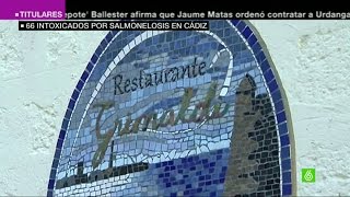 Un muerto y 23 intoxicados tras comer un bocadillo de tortilla en un bar de Cádiz [upl. by Amado]