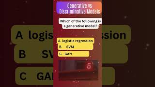 DS Q7 Generative Vs Discriminative Models [upl. by Balliol347]