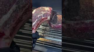 SHORTS Wicked BBQs Tomahawk Steak  Pit Boss Grills [upl. by Joli]