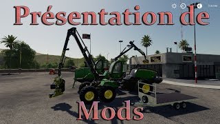 PS4  XBOX  PC  FS19  Présentation de Mods [upl. by Fan]