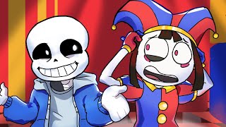 If SANS was in THE AMAZING DIGITAL CIRCUS Animation [upl. by Jeaz240]