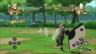 Termari  The sand Slibings  Vs Ino  Ino shika Cho  Naruto ultimate ninja Strom 3 [upl. by Anicart]