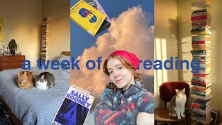 A week of reading 💗📖 book recs book haul politics chatty vlog [upl. by Akemal]