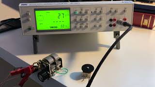 Crystal radio project measuring the range of my variable capacitors using a Wayne Kerr LCR meter [upl. by Strong646]