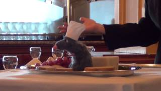 Remy from Ratatouille at Le Chefs de France in Disneys EPCOT [upl. by Datha249]