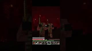 Attack on Piglin minecraft minecraftgameplay gaming minecraftfortress piglin [upl. by Chaddy993]