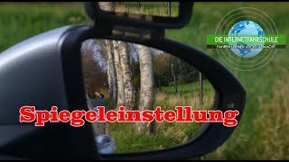 Die richtige SpiegeleinstellungVerkehrsbeobachtung  Erste Fahrstunde [upl. by Annazor814]