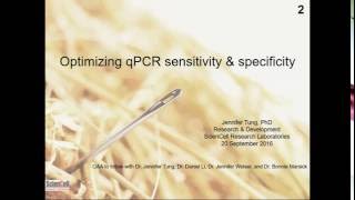 Optimizing qPCR sensitivity and specificity WEBINAR [upl. by Moht]