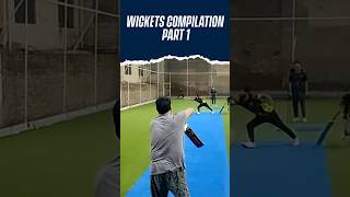 WICKETS COMPILATION PART 1  DOUBLE WICKET TOURNAMENT cricket bowled caught runout [upl. by Aititil]