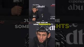 Khamzats thoughts on Robert Whittaker REVEALED ufc mma ufc308 fight [upl. by Leda361]