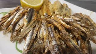 Boquerones a la plancha ajo y perejil MUY RICO [upl. by Valencia967]