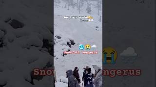 After Having Snowfall Everest Avalanche mountains everest snow shortviralvideo [upl. by Koffler711]