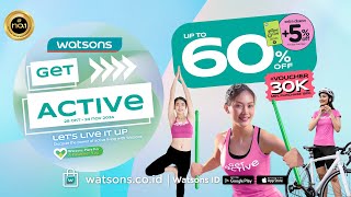 Watsons Get Active Sale Up to 60 🥳 [upl. by Jami]