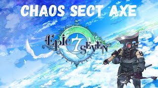 Epic Seven Gameplay  Chaos Sect Axe Skills amp Voicelines [upl. by Zzabahs]