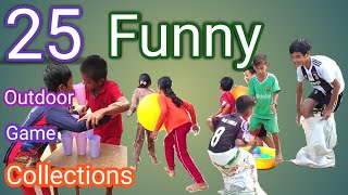 25 Collections Of Fun Outdoor Games  Party Games [upl. by Ripleigh]