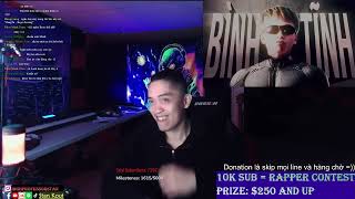 BÌNH TĨNH  KEJO Bình Gold amp Lil Shady Dissing  Livestream Reaction [upl. by Annoyk]