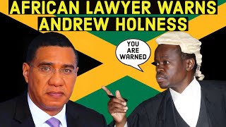 OMG STRONG MESSAGE TO JAMAICAN PM ANDREW HOLNESS AND AFRICAN LEADERS BY PROF PLO LUMUMBA [upl. by Ecyac]