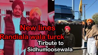 Randiale Wala Sardar tribute to sidhumoosewala New lines full HD video2022 [upl. by Dniren]