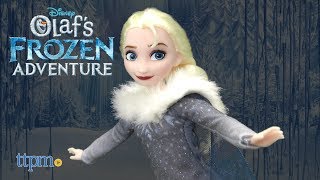 Olafs Frozen Adventure Musical Elsa from Hasbro [upl. by Lian]