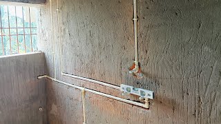 plumbing work in bathroom to make hot water into cold water Biresh technical plumbing work 🛠️🛀💧🚿🚽 [upl. by Tireb]