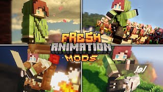 TOP 20 Minecraft Mods With Fresh Animations New amp Unique  Ep 1 2024 [upl. by Milinda222]