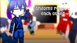 Fandoms react each other  Isagi  45 [upl. by Solokin]