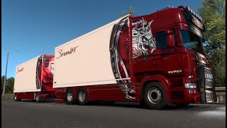 Euro Truck Simulator 2 Scania Sarantos R999 \8 7 [upl. by Enelez630]