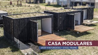 Sistemas constructivos Casa modulares Steel frame Construcción a seco Ventajas y funcionalidad [upl. by Rianna]